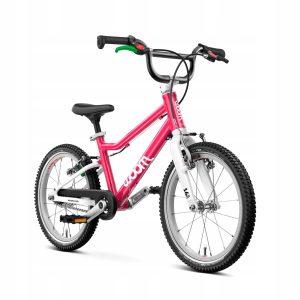 Lekki Rower dla dziecka Woom GO 3 Automagic 16" Hot Pink/Różowy/Malionowy